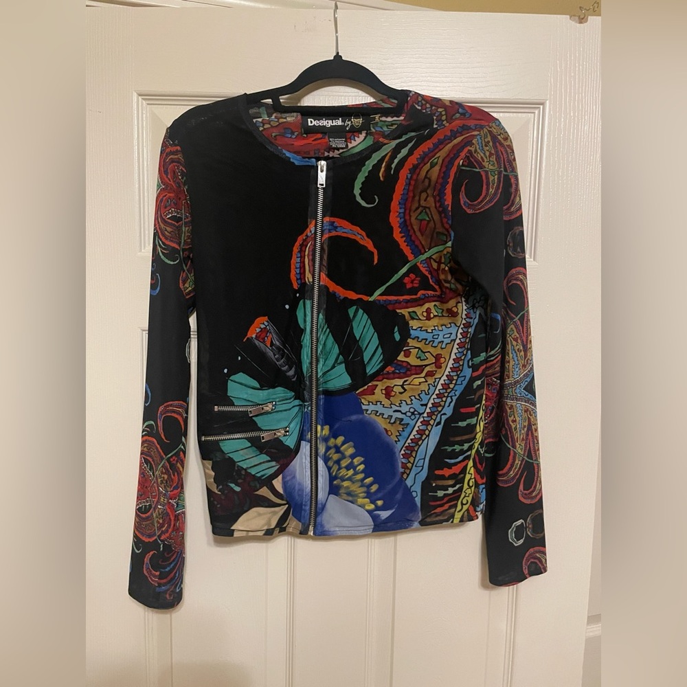 Desigual by Karl Lagerfeld - Butterfly Zip Jacket